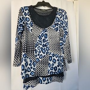 Lior Paris long sleeve mesh tunic‎ size large